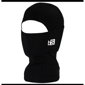 BlackStrap Kids Hood Balaclava Facemask Solid Black OSFM KIDS ages 2-7ish New